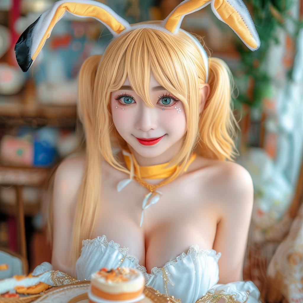 阿包的兔娘空花Cosplay图集：公主连结的甜蜜诱惑-YYvideo