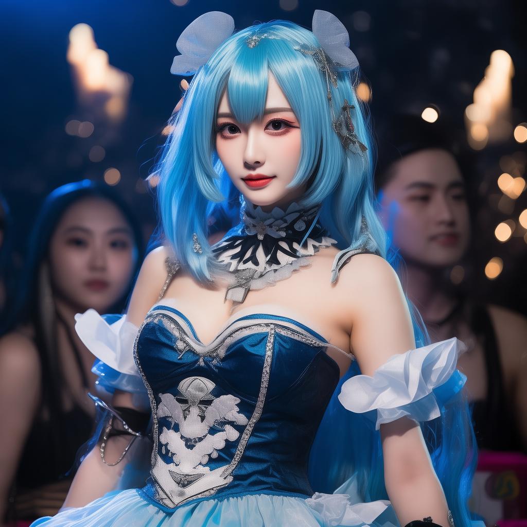 Rioko凉凉子信浓礼服Cos图包：一场视觉盛宴-YYvideo