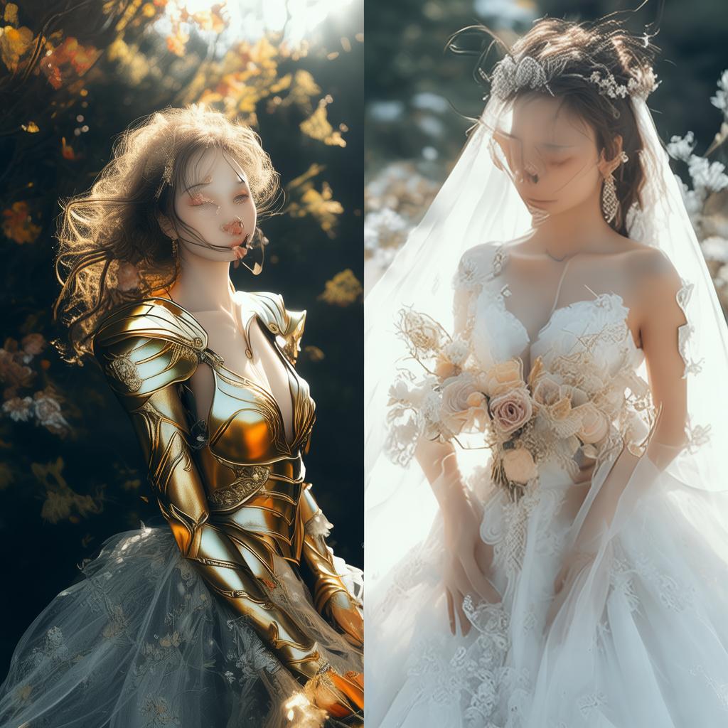 曉美媽白昼梦图片与嫣嫣子婚纱写真美照：一场视觉盛宴-YYvideo